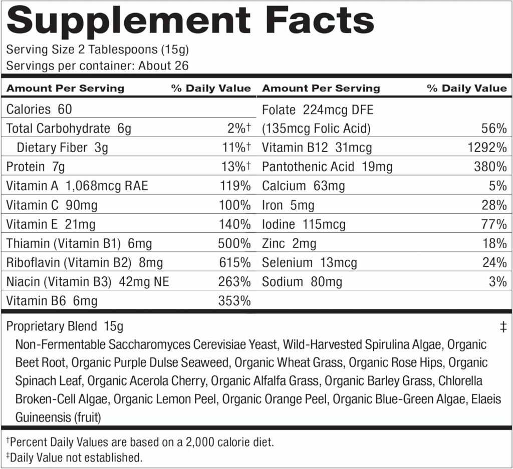 Dr. Schulze’s SuperFood Plus | Vitamin and Mineral Herbal Concentrate | Daily Nutrition | Gluten-Free and Non-GMO | Vegan | 14 Ounce Powder | Packaging May Vary