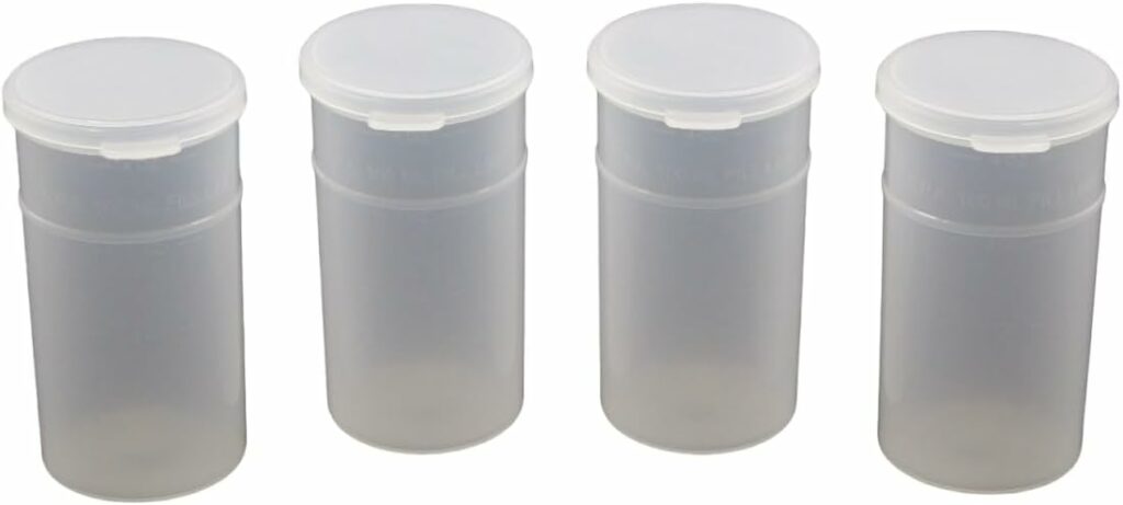 STAT Fitness 24 Ounce Supplement Storage Container (Replacement, Spare Set, Extra)