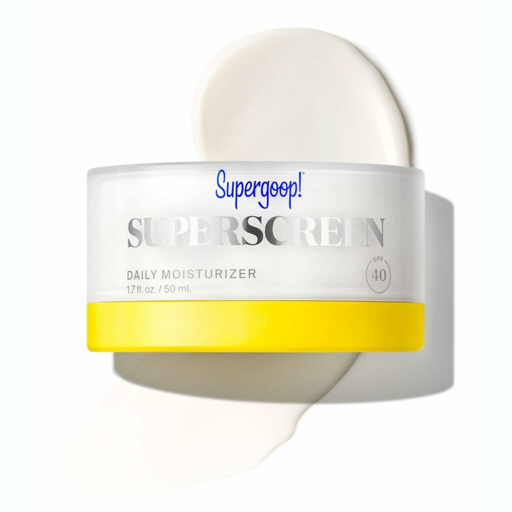 Supergoop! Superscreen - 1.7 fl oz - SPF 40 PA+++ Hydrating Daily Moisturizer Sunscreen - Protection from UV Rays + Helps Filter Pollution  Blue Light