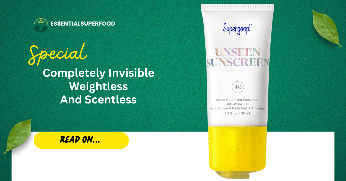 A tube of Unseen Sunscreen