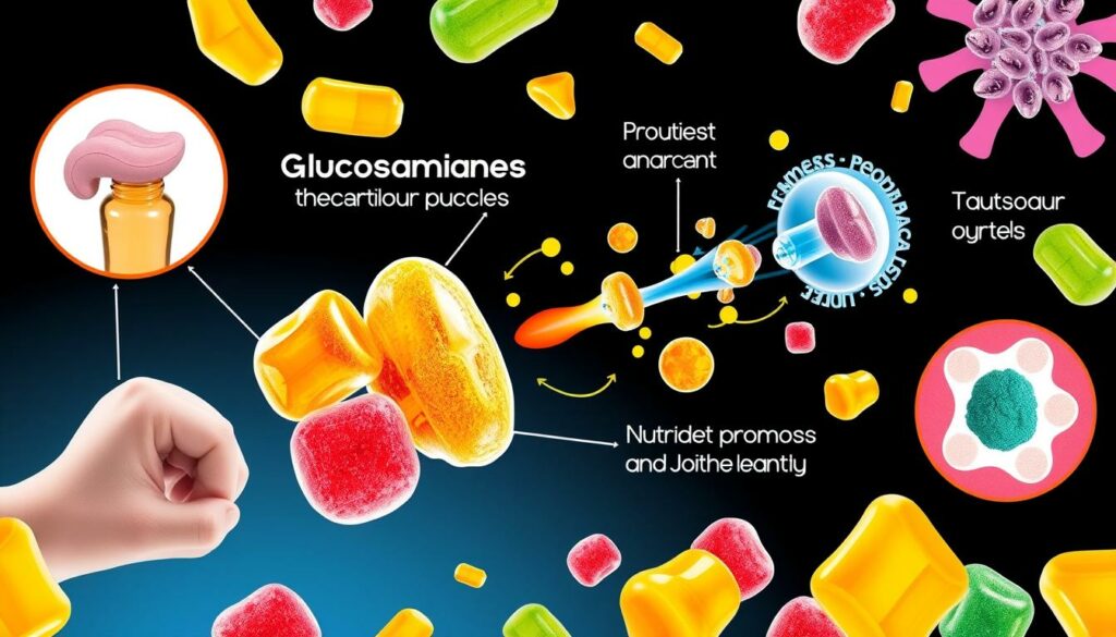 Glucosamine gummies mechanism of action