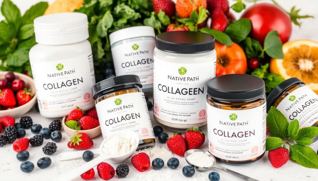 Collagen powder supplements