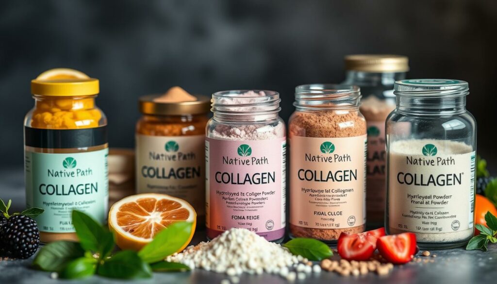 Collagen powder varieties