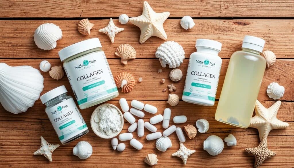 Marine collagen supplements