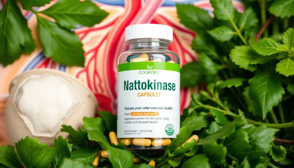 Nattokinase supplements for vascular health